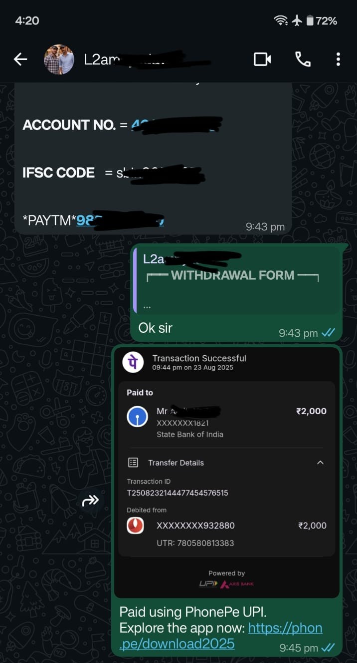 Mahadev Book Verified Withdrawal Proof 3